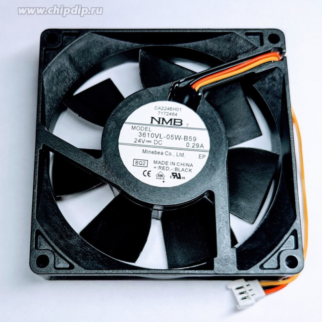 Вентилятор NMB 3610VL-05W-B59 90x25 92x25 0.29A 24V 3 pin специальный