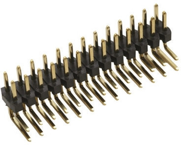 M22-2042005, Headers &amp; Wire Housings 20+20 DIL PIN HDR GOLD HORIZONTAL