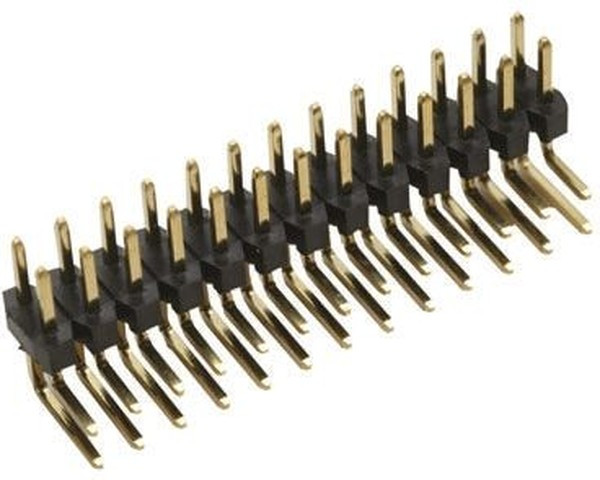 M22-2042005, Headers &amp; Wire Housings 20+20 DIL PIN HDR GOLD HORIZONTAL