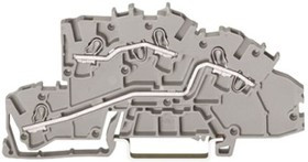 2003-7642, 2-уровн. клемма, 0,25 - 2,5 (4) мм2, L/L, серая