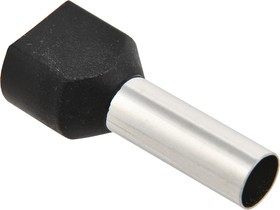 UTE10-4-D6-0-100, Наконечник НШВИ(2) 6,0-14 черный (20шт/упак) IEK