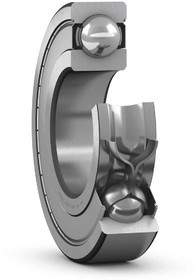 W 6206-2Z Single Row Deep Groove Ball Bearing- Both Sides Shielded 30mm I.D, 62mm O.D