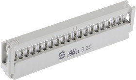 09185407803, Harting 40-Way IDC Connector Socket for Cable Mount, 2-Row