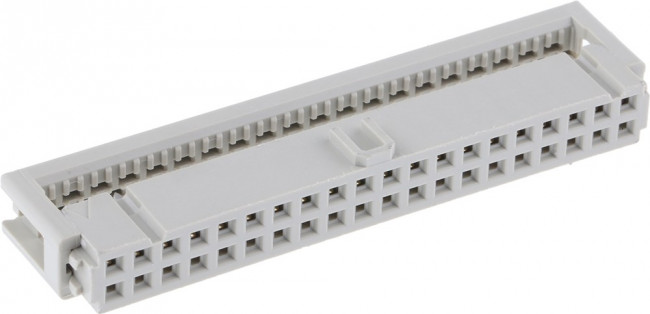 09185407803, Harting 40-Way IDC Connector Socket for Cable Mount, 2-Row