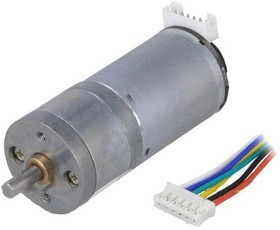 FIT0493, Двигатель DC, с энкодером,с редуктором, 12ВDC, 34 1, 350об./мин.