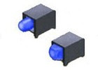 591-2801-107F, LED Uni-Color White 2-Pin T/R 591-2801-107F, LED Uni-Color White 2-Pin T/R