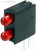 L-934EB/2ID, LED; in housing; red; 3mm; No.of diodes: 2; 20mA; Lens: red,diffused