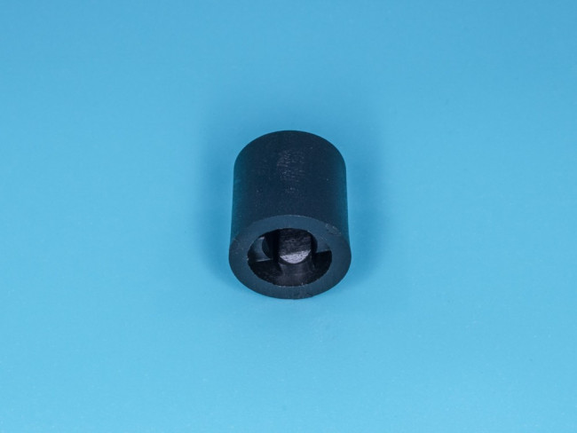 PSM1-K-4-B, Колпачок круглый для мини кнопки, черный, тип 2