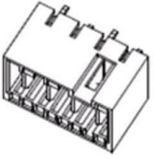 91999-0019, Power to the Board RAST 5 Vrt Hdr 2Ckt SN 91999-0019, Power to the Board RAST 5 Vrt Hdr 2Ckt SN