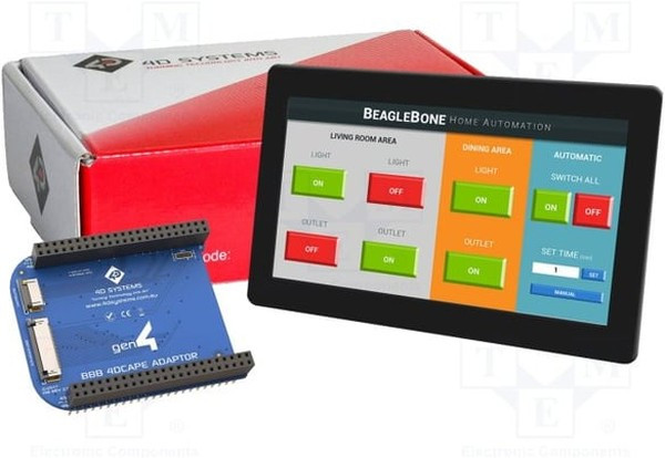 GEN4-4DCAPE-70CT-CLB, Дисплей: TFT, 7", 800x480, Подсвет: LED, Размер окна: 153,84х85,6мм GEN4-4DCAPE-70CT-CLB, Дисплей: TFT, 7", 800x480, Подсвет: LED, Размер окна: 153,84х85,6мм