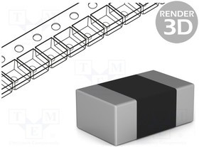 Ceramic Capacitor 47pF, 100VDC, 0805, A±5 %