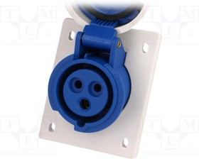 PB.1920, Разъем: питания AC, гнездо, "мама", 16А, 400ВAC, IEC 60309, IP67