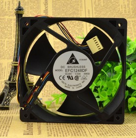 Вентилятор Delta Electronics EFC1248DF DC 48v 0.33A -F00 4pin 120x38
