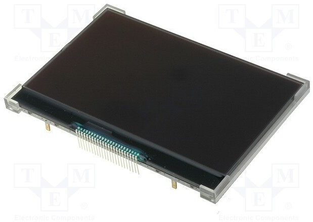 RX240128A-TIW, Дисплей ЖКД, графический, COG,FSTN Negative, 240x128, голубой