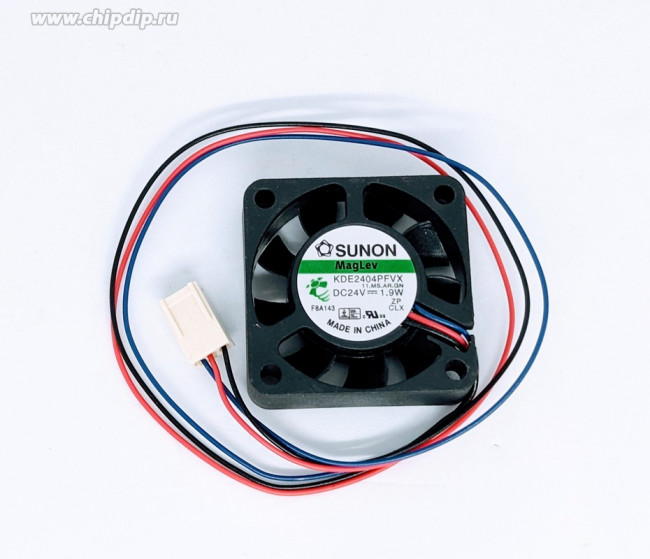 Вентилятор Sunon KDE2404PFVX 40x10мм 24V 1.9W 0.08A OEM