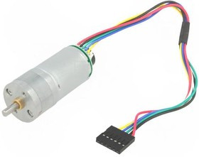 2283, Двигатель: DC, с редуктором, LP, 6ВDC, 2,4А, Ось: D профиль, 20,4: 1