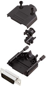 L17DTPK-P-15+L717HDA26P, Разъем D Sub, With Backshell, HD26, High Density, Штекер, DTPK-P, 26 контакт(-ов), DA, Solder Cup L17DTPK-P-15+L717HDA26P, Разъем D Sub, With Backshell, HD26, High Density, Штекер, DTPK-P, 26 контакт(-ов), DA, Solder Cup