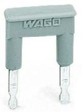 281-492, 2-конт. перемычка, ''через один'', изолир., серая