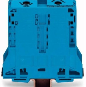 285-194, 2-пров. проходная клемма, 35 - 95 мм2, синяя