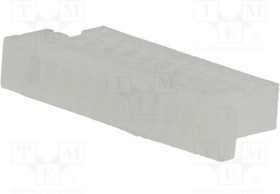 NX1001-10PFS, Вилка, провод-плата, "мама", 1мм, PIN: 10, без контактов, на провод