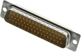 173109-0125, Plug D-Sub Connector, DD-50, Radial Leads