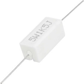 RX27-1 1.5 кОм 5W 5% / SQP5, Мощный постоянный резистор , керамо-цементный корпус