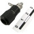 KLS1-BIP-014-N-B (BP-117) (10-0019 black), Гнездо на панель черное