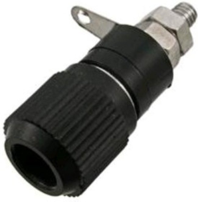 KLS1-BIP-014-N-B (BP-117) (10-0019 black), Гнездо на панель черное
