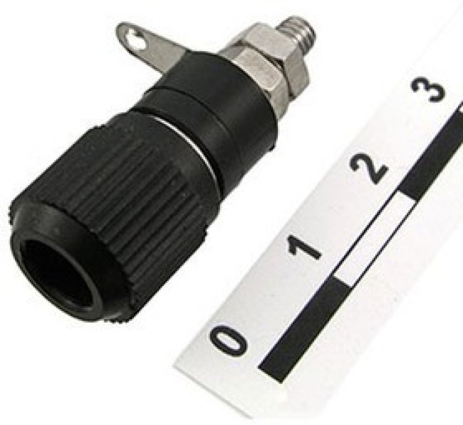 KLS1-BIP-014-N-B (BP-117) (10-0019 black), Гнездо на панель черное