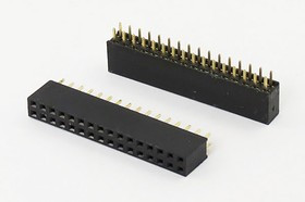 Разъем PBD-2x16 розетка, шаг P2.54, контакты 32P, монтаж на плату