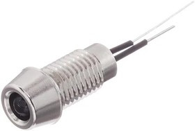 L08-01YBAS-MR7001, LED Panel Mount Indicators YELLOW,METAL OC 4V