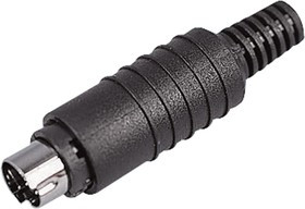 PSG08252, Разъем DIN Аудио / Видео, 6 контакт(-ов), Штекер