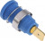 972356102, Blue Female Banana Plug - Tab, 1000 V ac/dc
