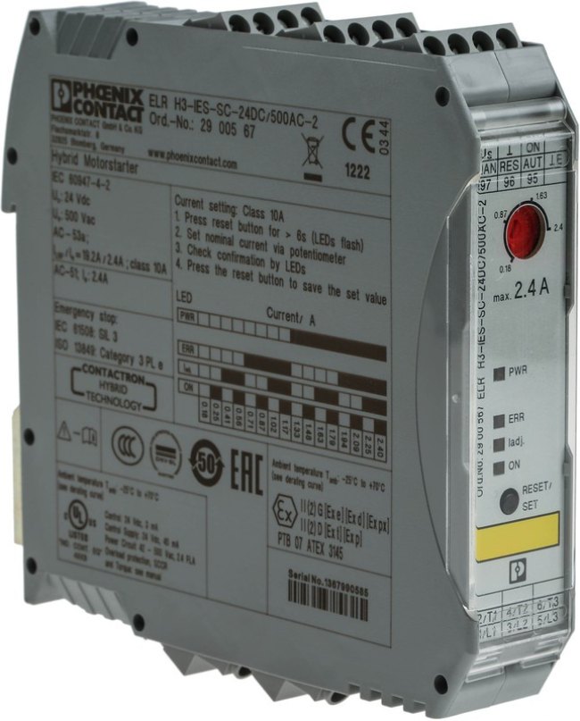 2900567, Terminal Block Interface Modules ELR H3-IES-SC- 24DC/ 500AC-2 2900567, Terminal Block Interface Modules ELR H3-IES-SC- 24DC/ 500AC-2