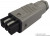 STAK 3 N GREY, Разъем прямоугольный, ST, вилка, "мама", PIN 3, луженые, IP54, 16А, GRAU. Код производителя: 932140106.