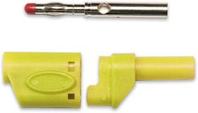 BU-3110410-4, Test Plugs &amp; Test Jacks STACKABLE PLUG 10AWG YELLOW