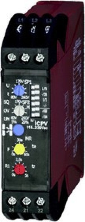 ICP-V (4-Wire), Phase Monitoring Relay, 3 Phase, DPDT, DIN Rail ICP-V (4-Wire), Phase Monitoring Relay, 3 Phase, DPDT, DIN Rail