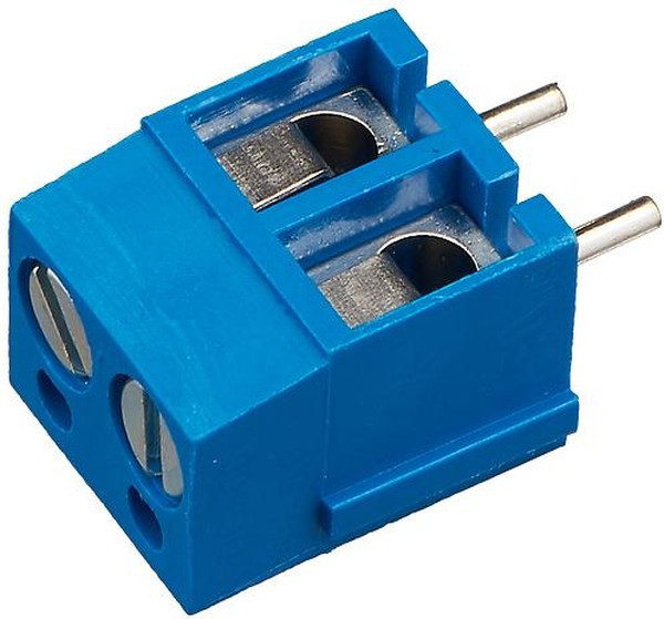 DG300-5.0-02P-12, Клеммник винтовой, 2-контактный, 5мм, прямой