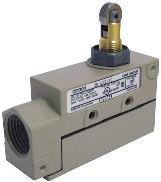 ZE-Q21-2G, Roller Plunger Limit Switch, NO/NC, IP60, SPDT, 250V ac ac Max, 15A Max