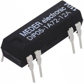 DIP05-1A72-12A, Реле: герконовое, SPST-NO, Uобмотки: 5ВDC, 1А, макс.200ВDC, 50мВт