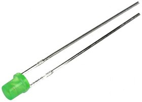 LL-304GD1X-1A, LED; 3mm; green; 6?13mcd; 130°; Front: flat; 1.6?2.6V LL-304GD1X-1A, LED; 3mm; green; 6?13mcd; 130°; Front: flat; 1.6?2.6V