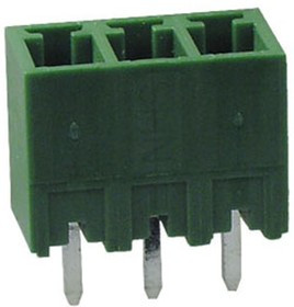 ME040-381M-03P, клеммник разъемный прямой шаг 3 81 мм 3 контакта
