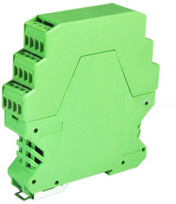 TC-3003, Корпус для РЭА на DIN-рейку ТС-3003, крепление 35 мм, АБС пластик, зеленый