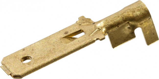 РП-П 2.5-(6.3), клемма ножевая вилка 6.35мм неизол.на пров. 0.7-2.5мм2