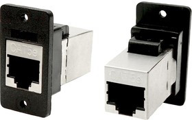 CP30620SX, Адаптер в линию, RJ45, RJ45, Переходник, Встраиваемый в Линию, Slim FeedThrough, Гнездо