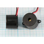 Зуммер пьезоэлектрический с генератором, размер 23x19m33, напряжение 8~15В, частота 4.0кГц, контакты