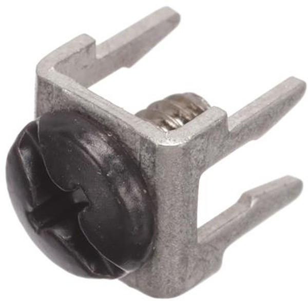 KEYS7775-3, Наконечник: зажим под винт, с низкми профилем, черный, 7x5мм