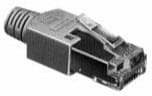 TM11AP-88P(01), Modular Connectors / Ethernet Connectors 8P M MODULAR PLG EMI STRT NO COVER