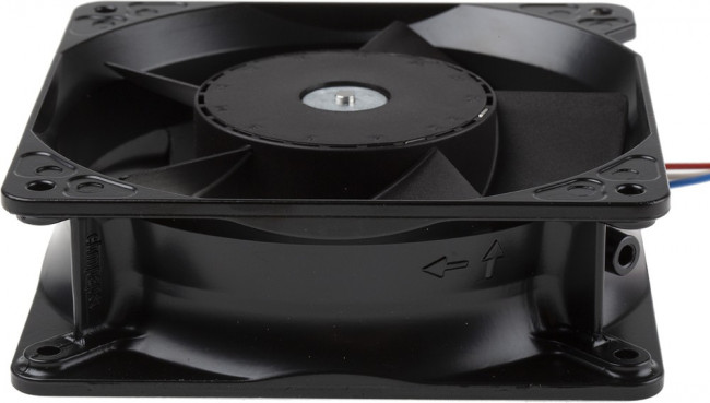 4114N/2H5, DC Fans Tubeaxial Fan, 119x119x38mm, 24VDC, 229.5CFM, Speed Signal/Open Collector Output