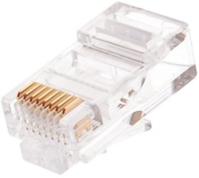 Коннектор RJ45/8P8C под витую пару, уп-ка 100шт. NMC-RJ88RZ06UD1-100 Коннектор RJ45/8P8C под витую пару, уп-ка 100шт. NMC-RJ88RZ06UD1-100